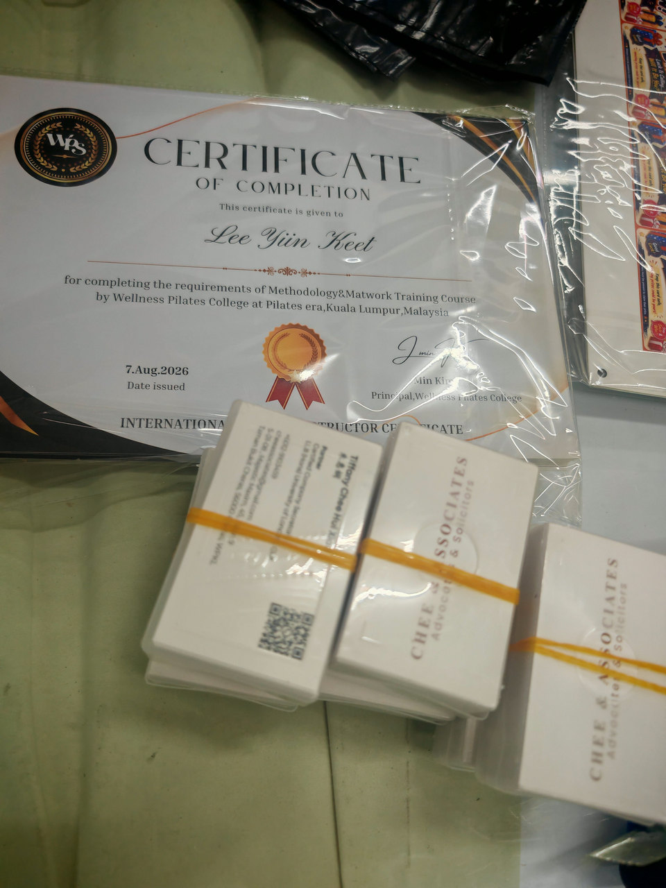 Certificate & business card printing